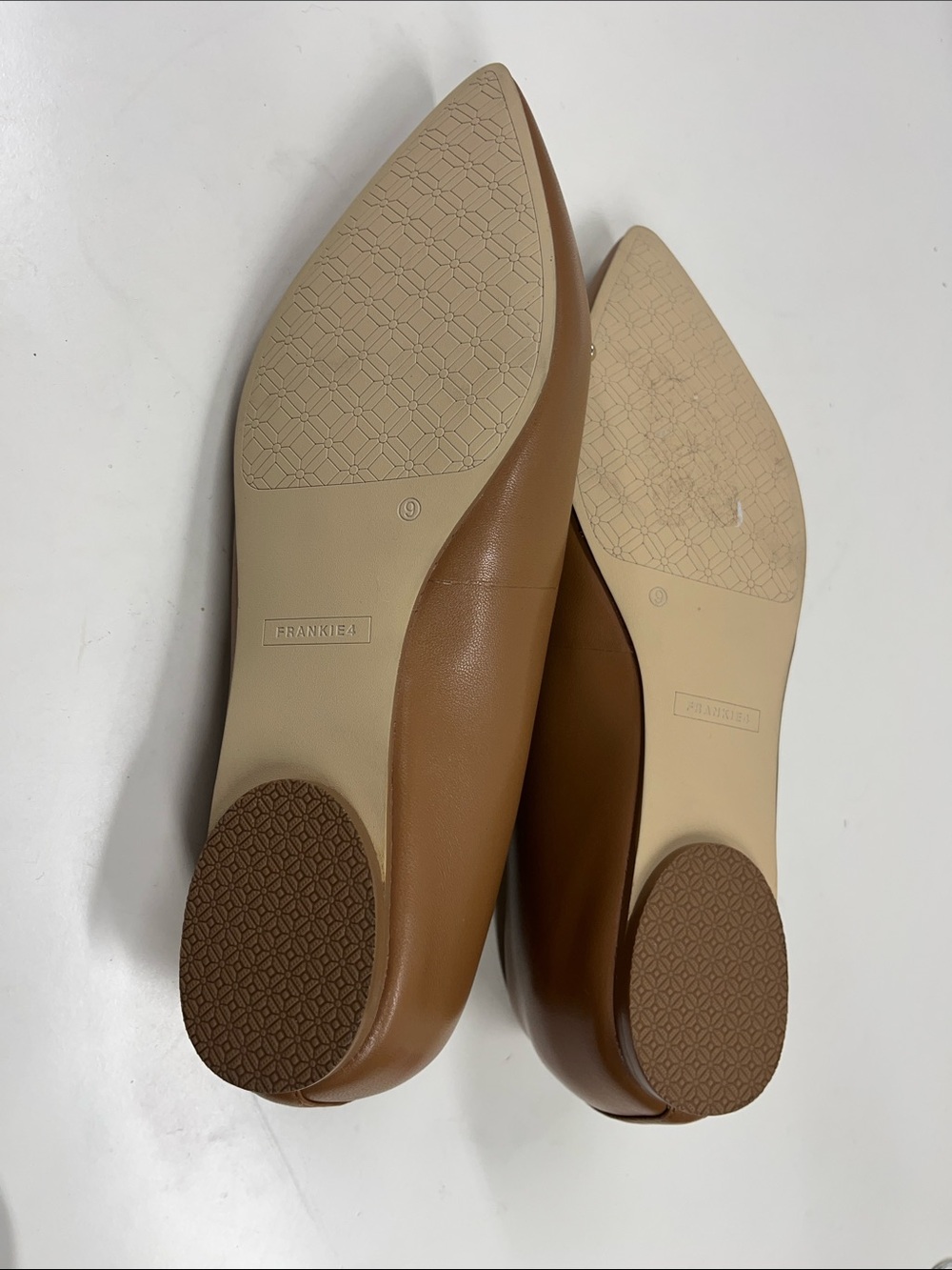 NEW FRANKIE4 Women's London Tan Pointed Toe Flat Size 9 - Picture 7 of 8